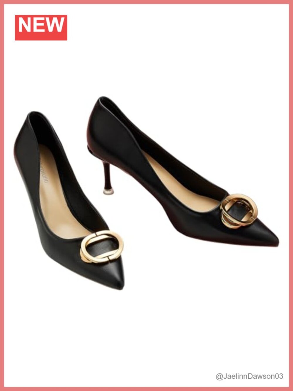 Women's Kitten Heel Pointed Toe Pumps, Nappa Lambskin Lining, Cushioned Comfort